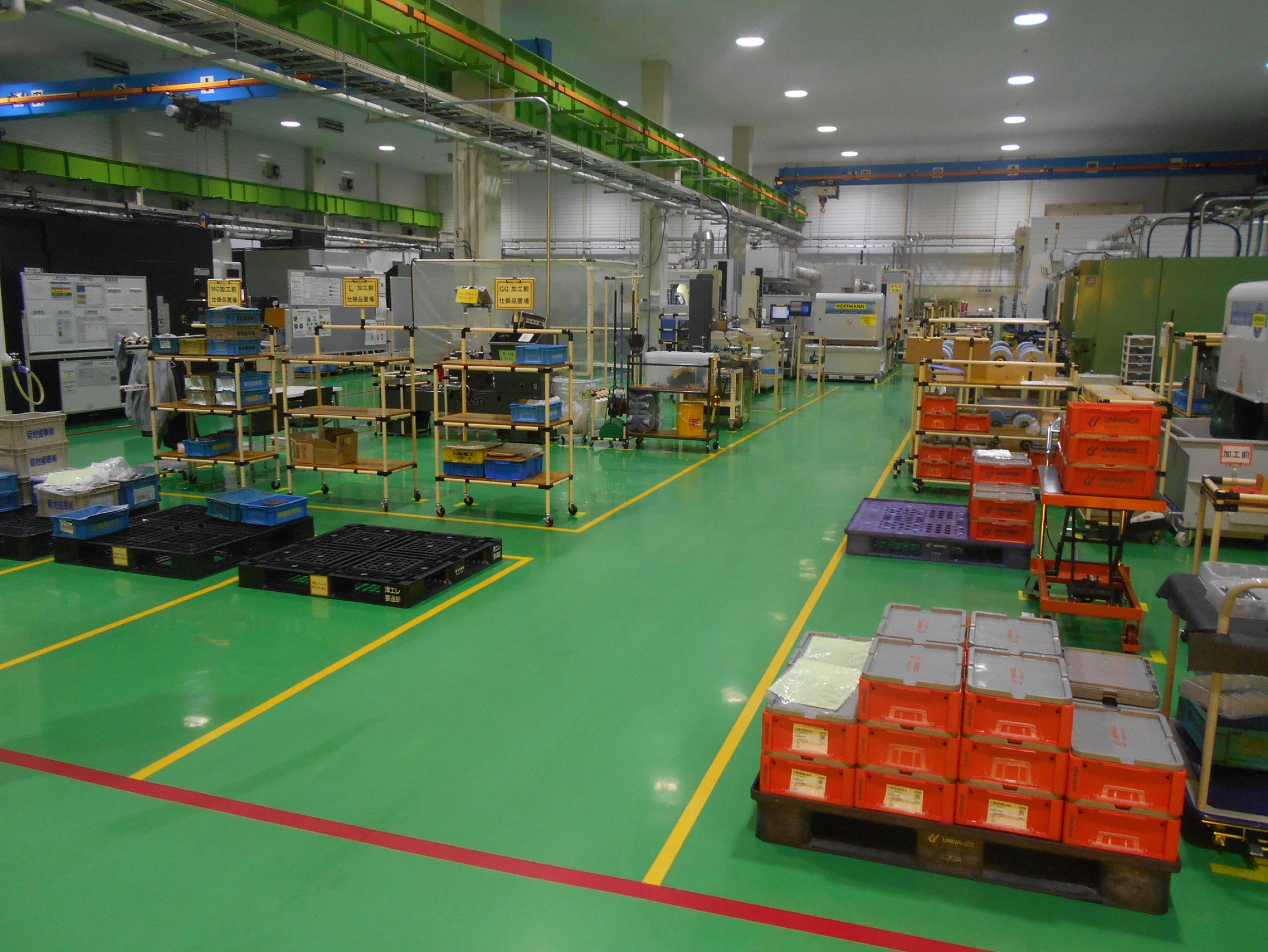 来訪した顧客を発注する気にさせる５Ｓが行き届いた工場　（著者撮影）<BR>

